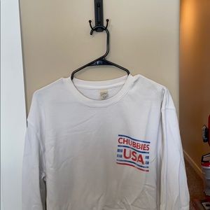 Chubbies medium crew neck hoodie